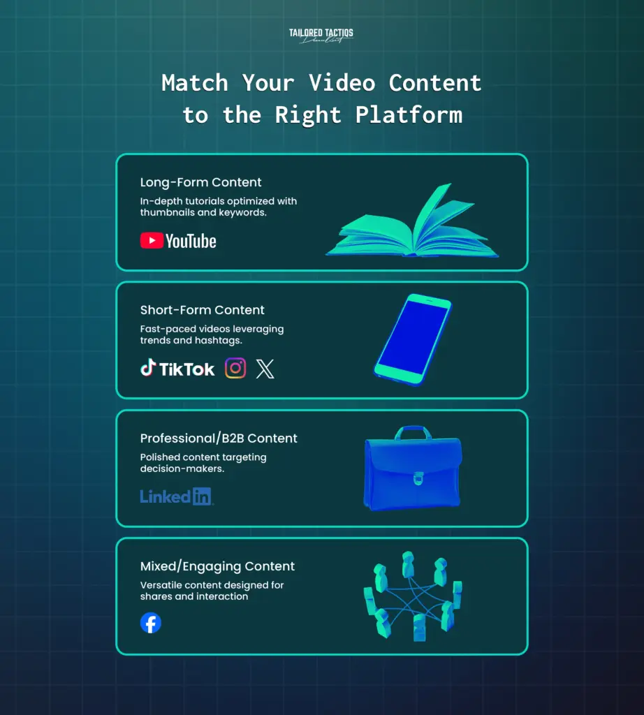 Match your video content to the right social media platform.