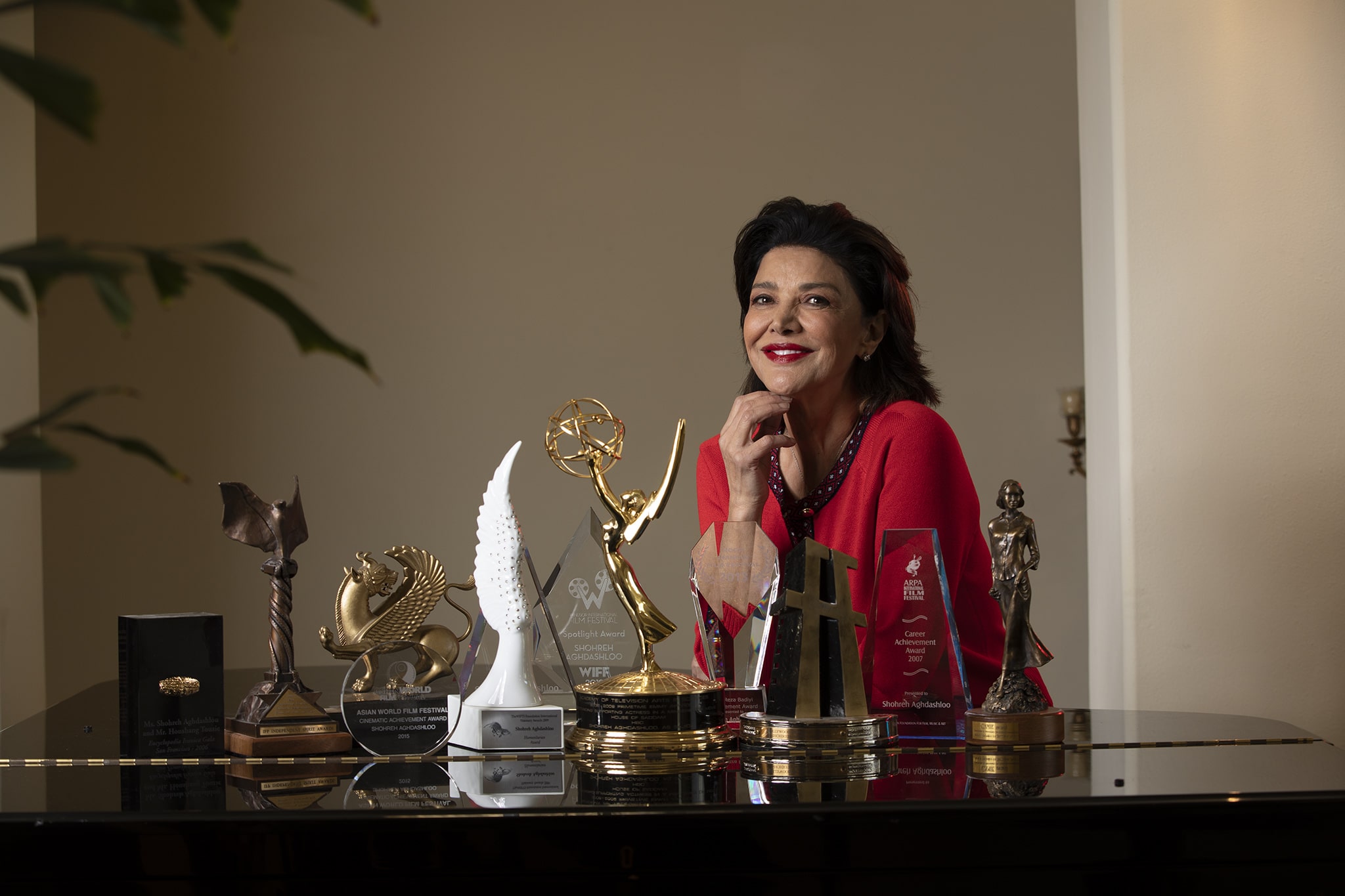 Shohreh Aghdashloo Photoshoot (Before Retouching)